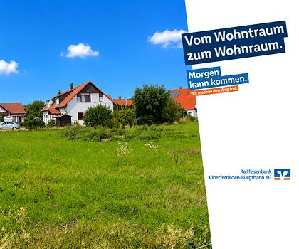 Baugrundstück mit viel Raum für Ihre Wohnträume – eben, ruhig und voll erschlossen