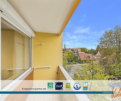 Kapitalanlage oder Selbstbezug! Top 5,96 % Rendite möglich! 2 Zi-ETW mit Loggia in Nbg.-Schoppershof