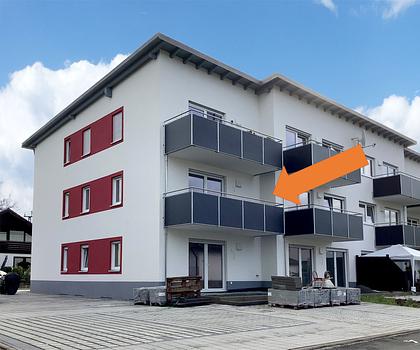 Schicke 3-Zimmer-Neubauwohnung mit 2-Stellplätzen in Hirschaid