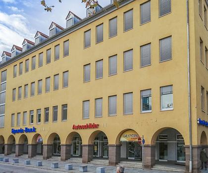 Gewerbeflächen für Büros oder Praxen in absolut zentraler Lage von Schweinfurt zu vermieten