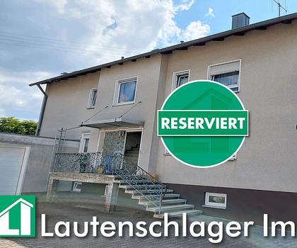 Platz für Generationen!
2-Familien-Haus mit ausgebautem DG
- langjährige Mieter inkl. - in Hirschau