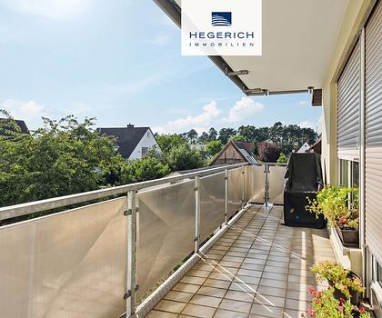 HEGERICH: Großzügige 3-Zimmer-Wohnung mit Balkon und TG-Stellplatz