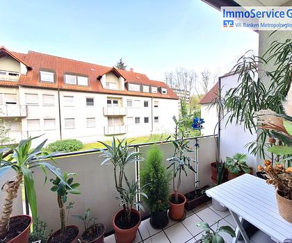 Vermietete 1-Zimmer-Wohnung mit Balkon und TG-Stellplatz in Erlangen-Bruck!