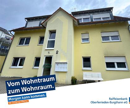 Gemütliche 3-Zimmer-Wohnung mit Balkon in ruhiger Lage von Unterferrieden (Ortsteil Burgthann)