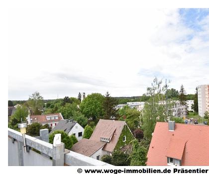 Toller Ausblick: 1-Zi-Penthouse-Whg mit Dachterrasse und Stellplatz