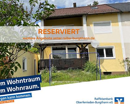 RESERVIERT !!! Doppelhaushälfte mit 2 abgeschlossenen Wohnungen und ausgebautem Dachgeschoss