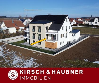 Neubau-Erstbezug im Fünffamilienhaus! 
 Attraktive 4-Zi.-Wohnung mit klasse Ausstattung,  
  Breitenbrunn - OT Hamberg