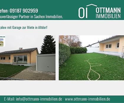 Freistehendes Bungalow zur Miete - direkt in Altdorf