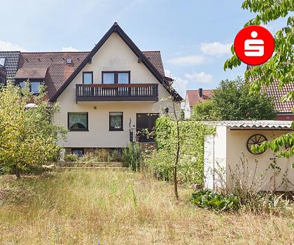 Freie DHH/ Zweifamilienhaus mit Doppelgarage u. Baugrundstück in Gebersdorf