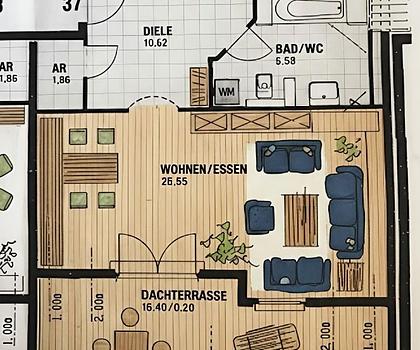 Gepflegte 2-Zi-ETW mit TG-Stellplatz in Ortsrandlage von Schwaig