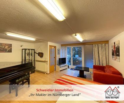All inclusive Wohnen! TOP möbliertes Apartment mit Terrasse in schöner Lage von Röttenbach/Erlangen