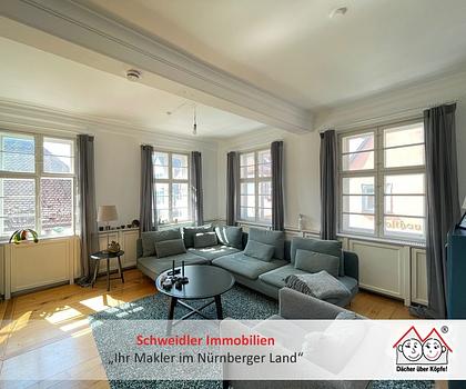 Ihr WOHNTRAUM auf einer Ebene: großzügige 6-Zimmer-Altbauetage mit viel Licht im Herzen von Erlangen